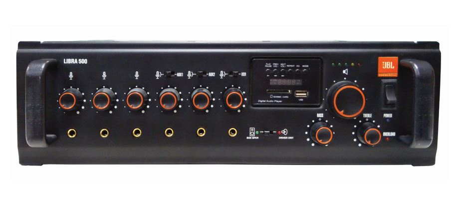 JBL Libra 500 Mixer - Amplifier 500w With USB and Mic Inputs