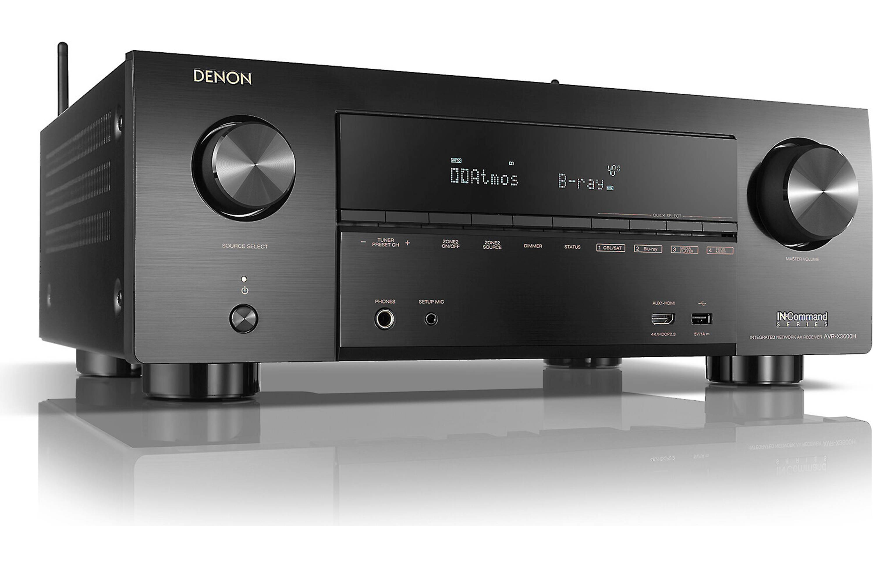 Denon X3600H Audio-Video Receiver + Q Acoustics Q3050i Speaker Set + BenQ W5700 4K Projecor - Dolby Atmos 9.2 Home Theater Package # AM902002 - Best Home Theatre Systems - Audiomaxx India