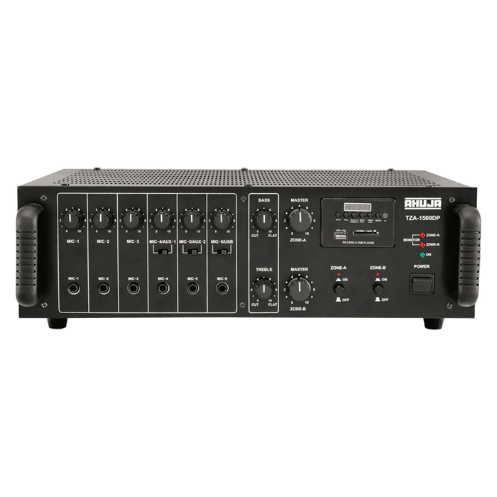 Ahuja TZA-1500DP 160W 2 Zone Mixer Amplifier With USB - Each