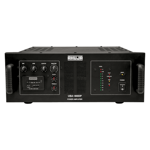 Ahuja UBA-800DP  800 Watts DJ & PA Amplifier With Built-In Digital Player - Each