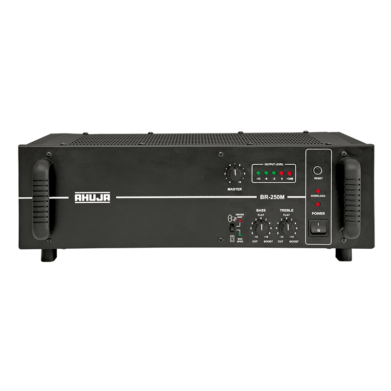 Ahuja SSA-250M High Wattage 250W 6 Mic & 2 Aux Inputs Auto AC/DC PA Mixer Amplifier- Each