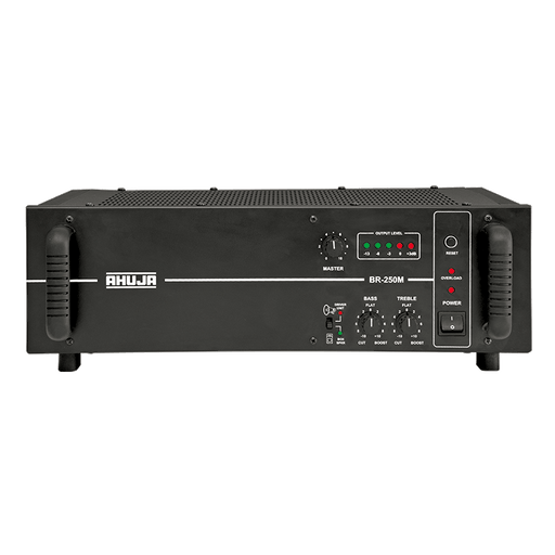 Ahuja SSA-250M High Wattage 250W 6 Mic & 2 Aux Inputs Auto AC/DC PA Mixer Amplifier- Each