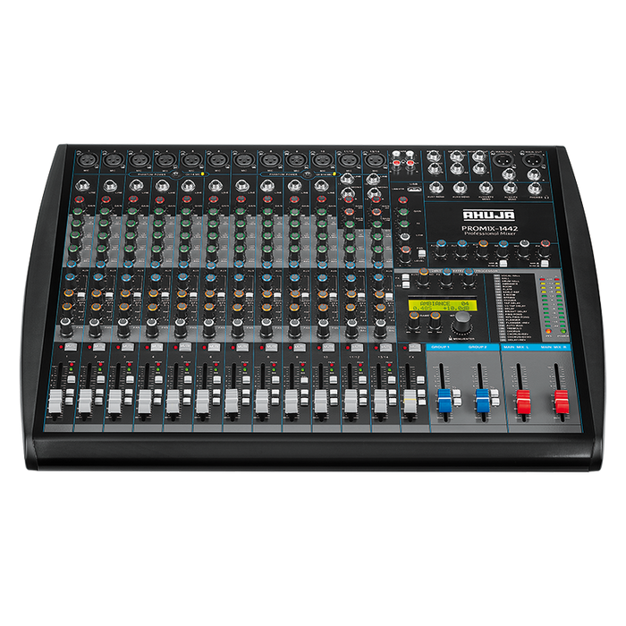 Ahuja PROMIX-1442 With Built-in MP3 Player, 48V Phantom Supply All Ch AC Operation with 24 Digital Effects