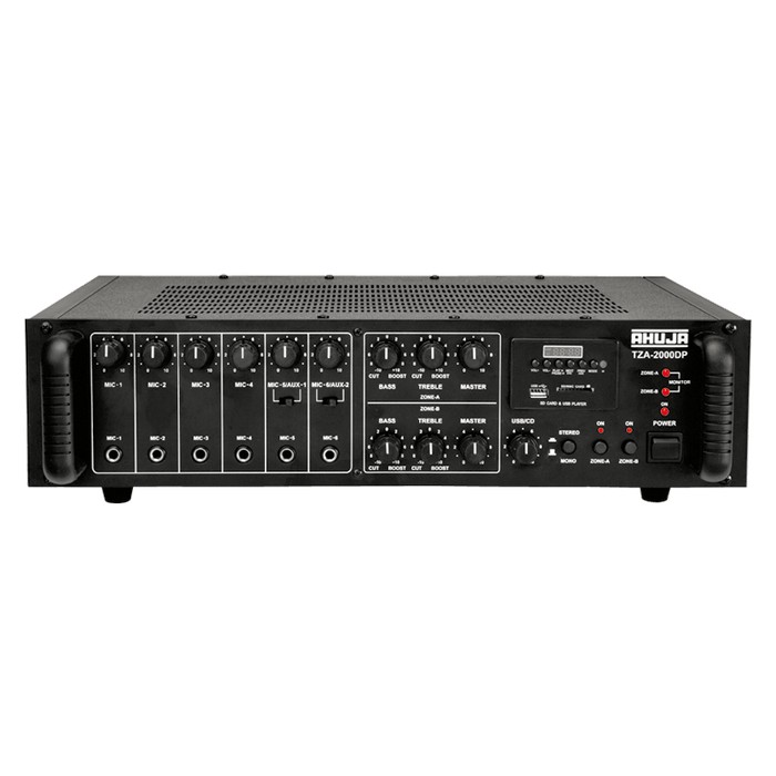 Ahuja TZA-2000DP 220 w 2 Zone PA Mixer Amplifier  - Each