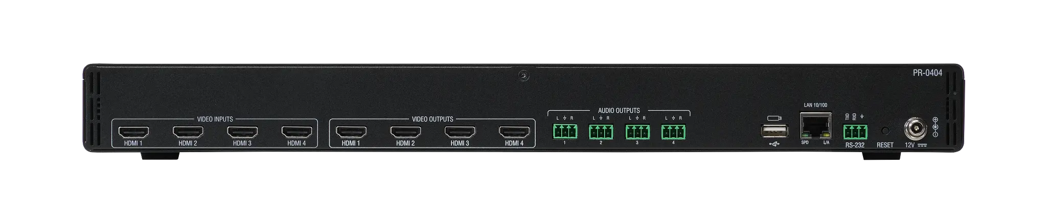 AMX PR-0404, 4X4 4K60 HDMI Switcher