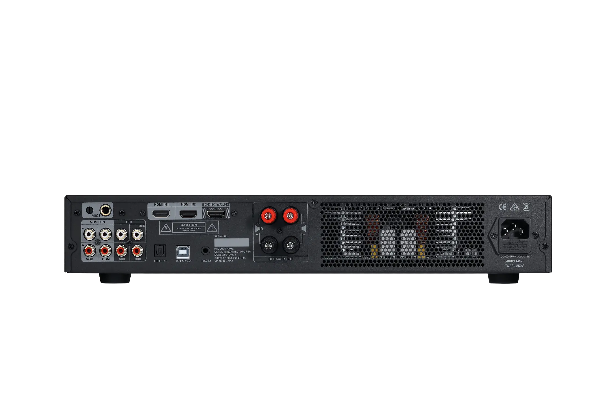 JBL BEYOND1 180w, 2-Ch Digital Integrated Stereo Amplifier 15 Band EQ. 2 In/ 1 Out HDMI ARC