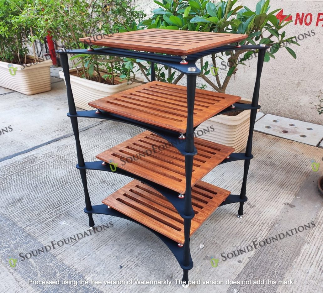 Ohmium Racks Reference Omega Hi-Fi Rack – Ultimate Isolation & Rigidity, Capacity: