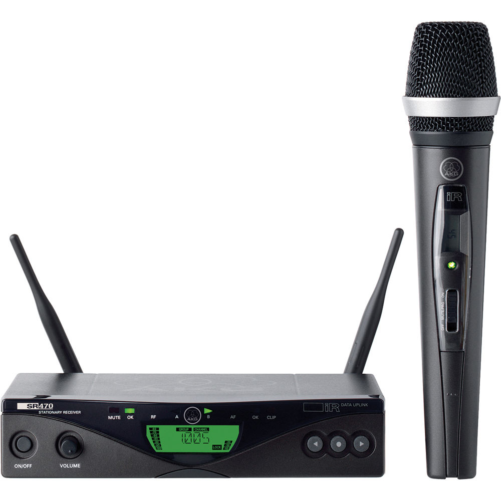 AKG WMS470 D5 SET BD9-50MW Wireless Handheld Microphone System