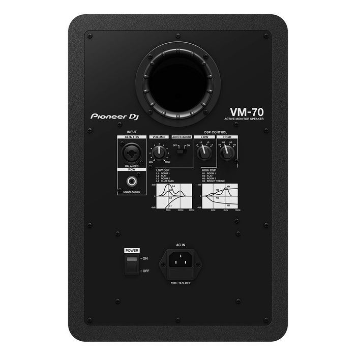 Pioneer VM70, 6.5”  Powered Monitor Speaker - Pair