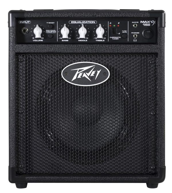 Peavey MAX® 158 Compact Bass Combo Amplifier with 8” Speaker, EQ & Headphone Output (230V Compatible) - Audiomaxx India