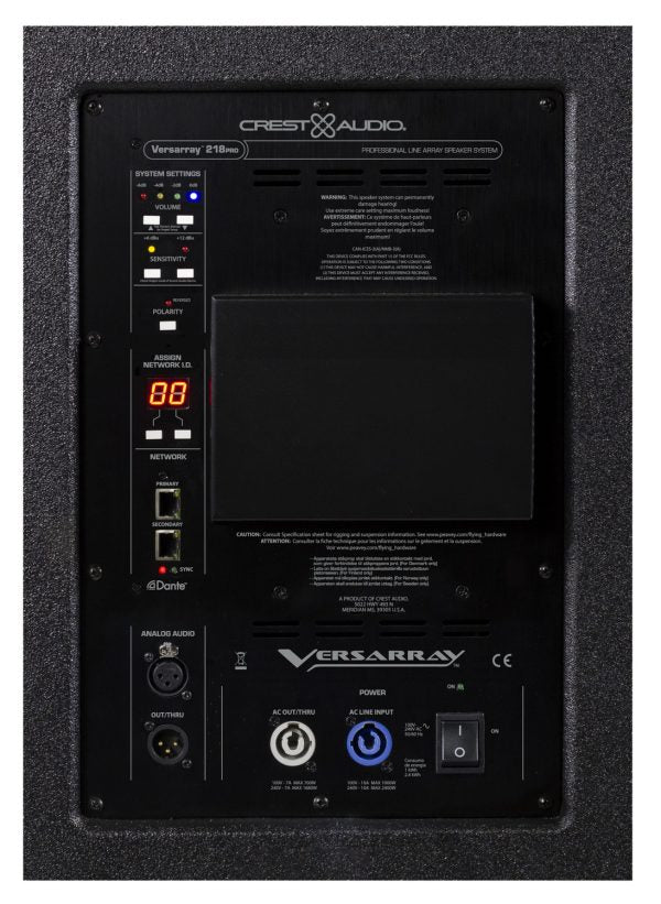 Peavey Versarray Pro 218 Sub Dual 18-Inch Passive Line Array Subwoofer with Ultra-High Output and Touring-Grade Birch Plywood Enclosure - Audiomaxx India