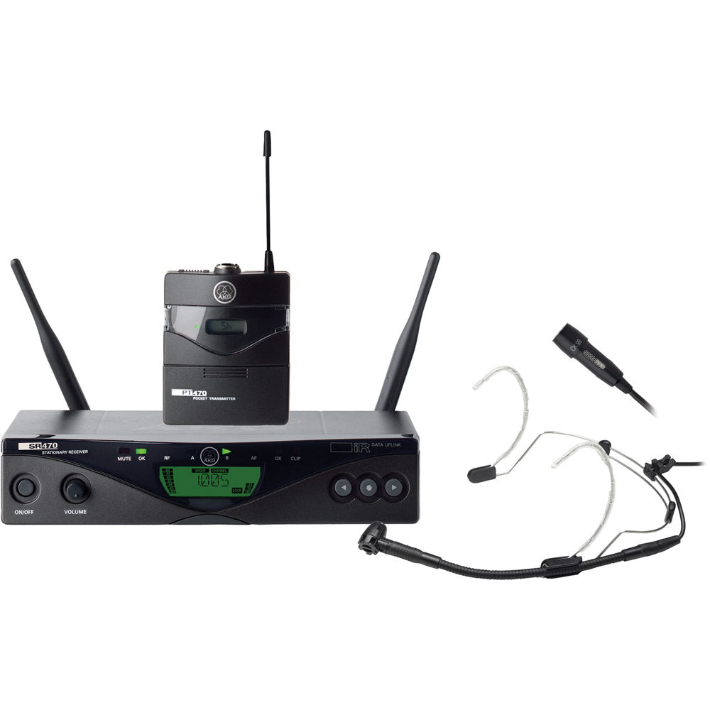 AKG WMS470 PRES SET BD9-50MW Wireless Bodypack Microphone System