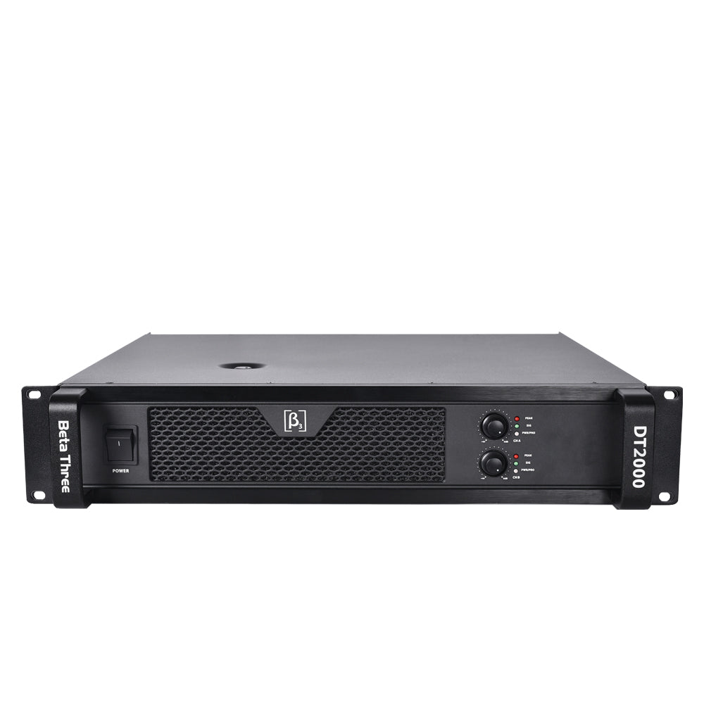 Beta3 DT2000 Professional Power Amplifier |1000w x 2 @ 8Ω | 1500w x 2 @ 4Ω - 3 Year Warranty