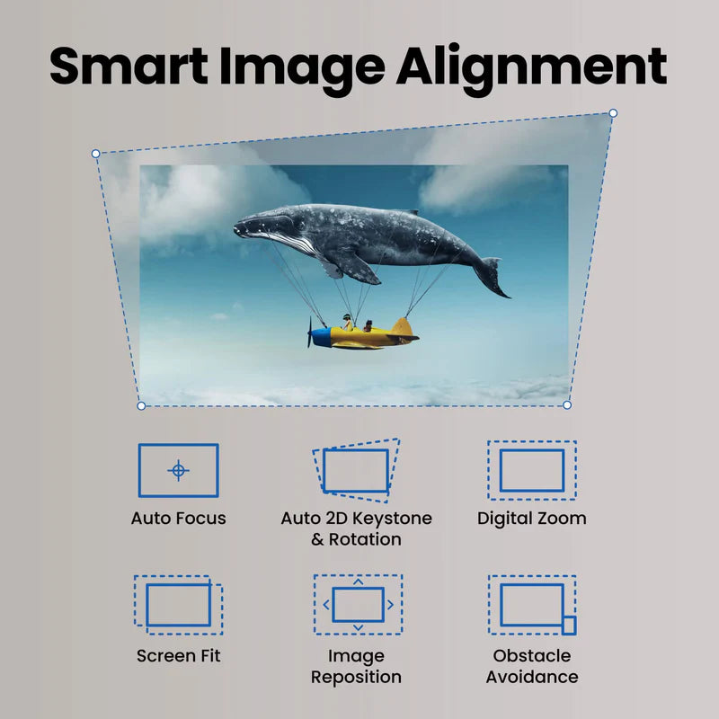 BenQ GP520 2600-Lumen UHD 4K Multi-LED DLP Smart Home Theater & Gaming Projector