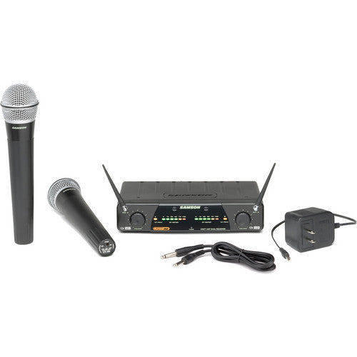 Samson Concert 277 - Dual Channel Handheld Wireless Microphone System - Set