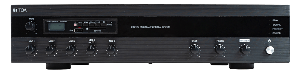 TOA A-3224DM 240W  Digital Mixer Amplifier with MP3 - Each