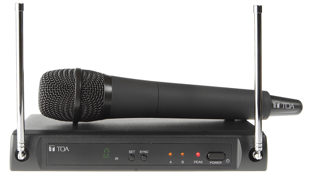 TOA WS-420 Single Channel Wireless Mic System - Set