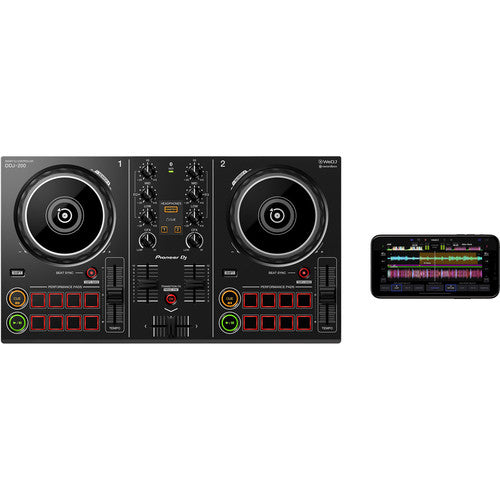 Pioneer DDJ 200, 2-Channel Smart DJ controller - Each