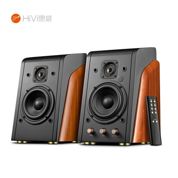 Swans M100MKIII 4" 35W x 2 Active Bluetooth Wi-Fi Bookshelf Speakers - Pair