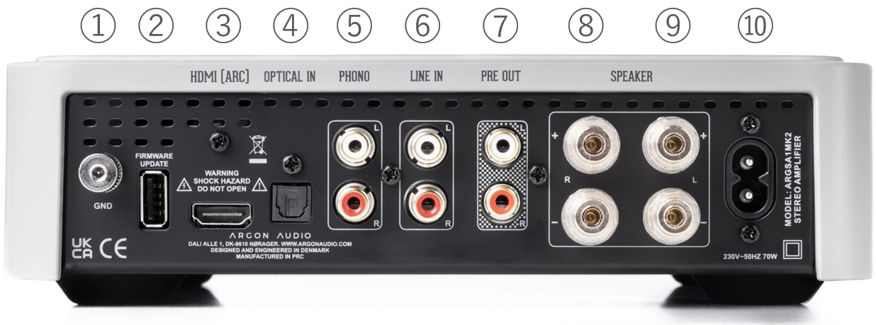 Argon Audio SA1 MK2 - Stereo Amplifier with HDMI ARC - Audiomaxx India