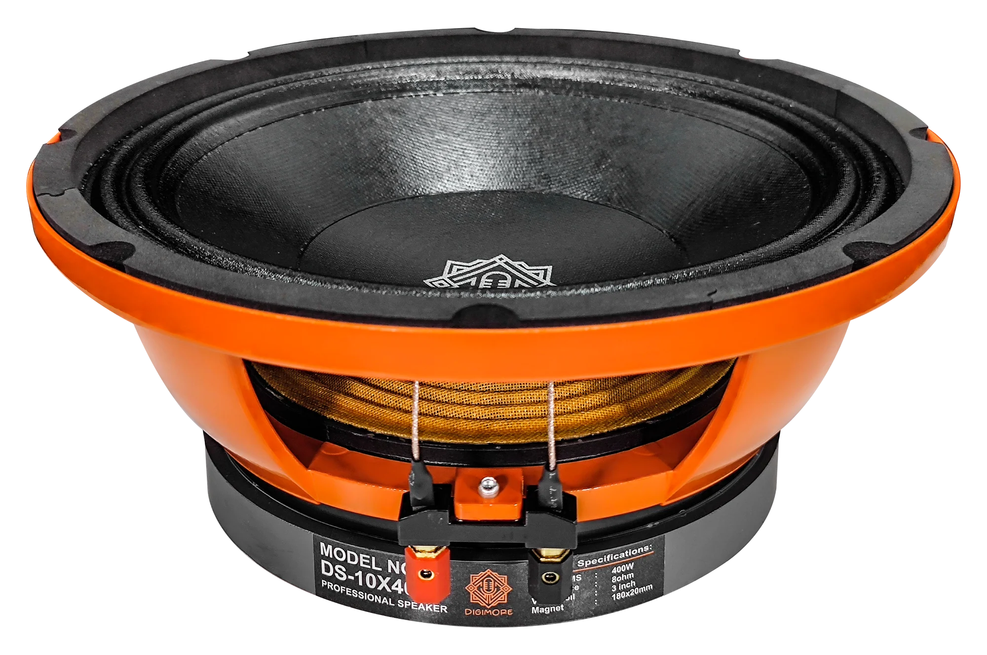 Digimore DS-10X400S 400W 10-Inch Mid Range Speaker with 3-Inch Voice Coil for Clear and Detailed Audio Performance