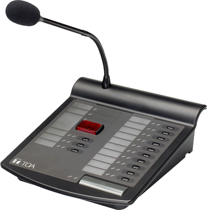 TOA VX-100RM 10 Programmable Button Paging Microphone - Each