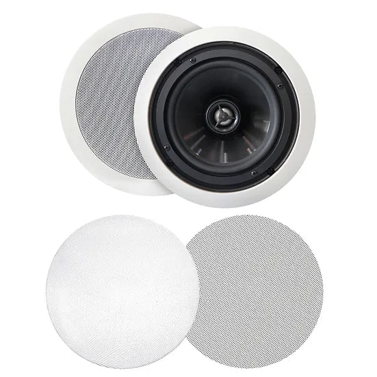 BIC America MSR-PRO6 125W 6.5" Weather-Resistant In-Ceiling Speakers (Pair)