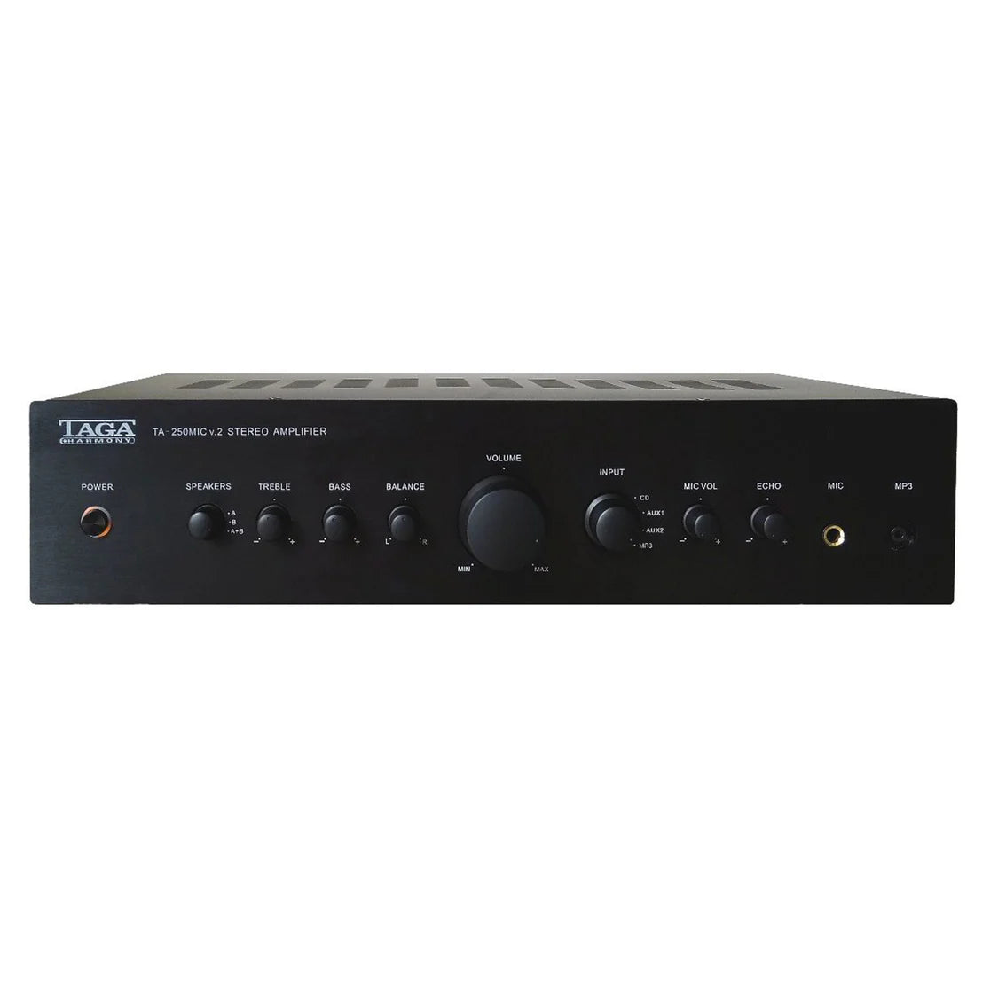 TAGA Harmony TA-250MIC V.2- CI A/B Speakers Integrated Amplifier With Built-in MIC input - Each