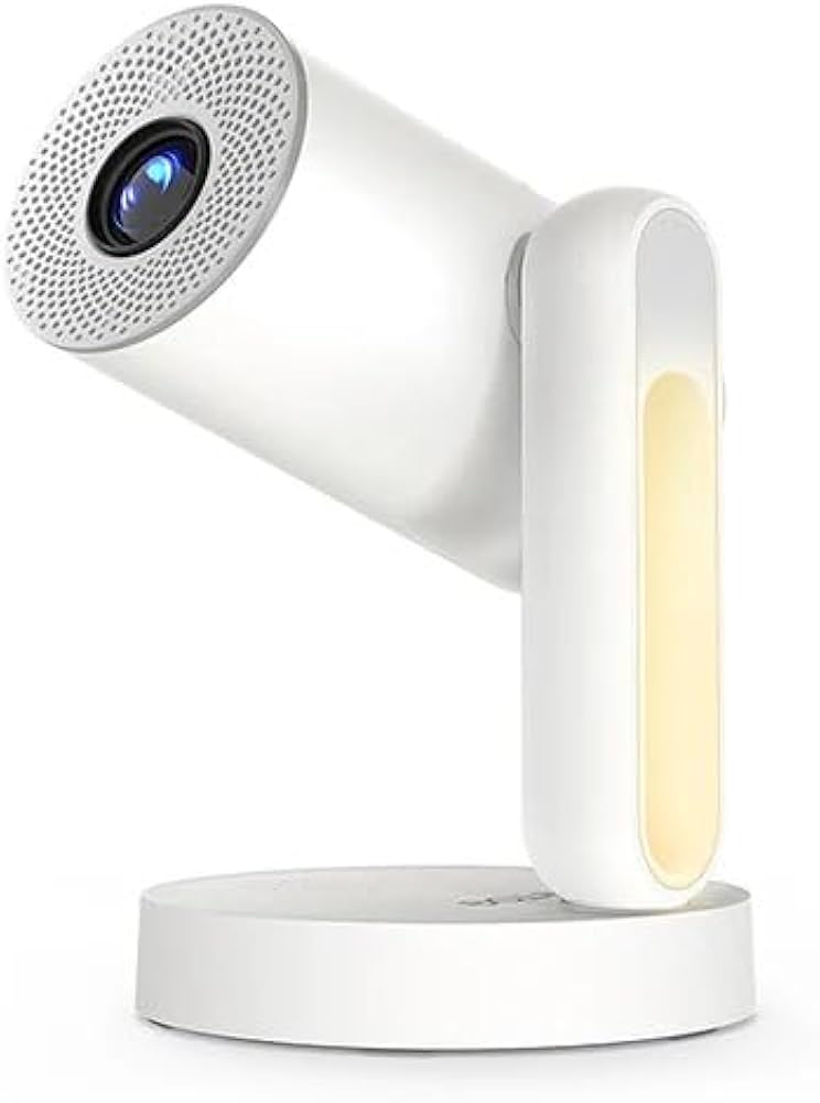 ETOE Starfish 2 1080P Smart Projector with Ambient Light for Modern Home Entertainment, Compact Design