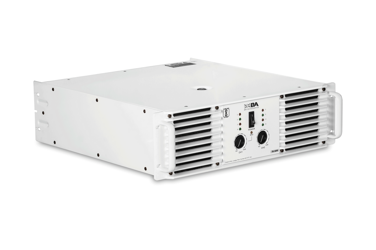 BRITISH ACOUSTICS  TK-9000 High‑Performance Power Amplifier - 1800W/Ch @ 4Ω
