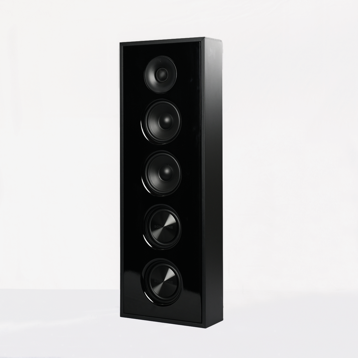 Sonodyne IWO 812 On-Wall / In-Wall 2.5-Way Installation Speaker with Dual 4” Woofers & Passive Radiators, High-Sensitivity Slim Design - Audiomaxx India