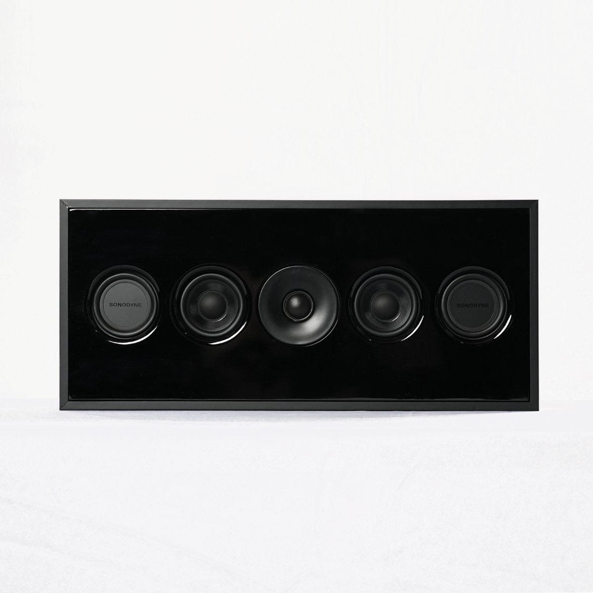 Sonodyne IWO 821 On-Wall / In-Wall 2.5-Way Centre Channel Speaker with Dual 3” Woofers & Passive Radiators - Audiomaxx India