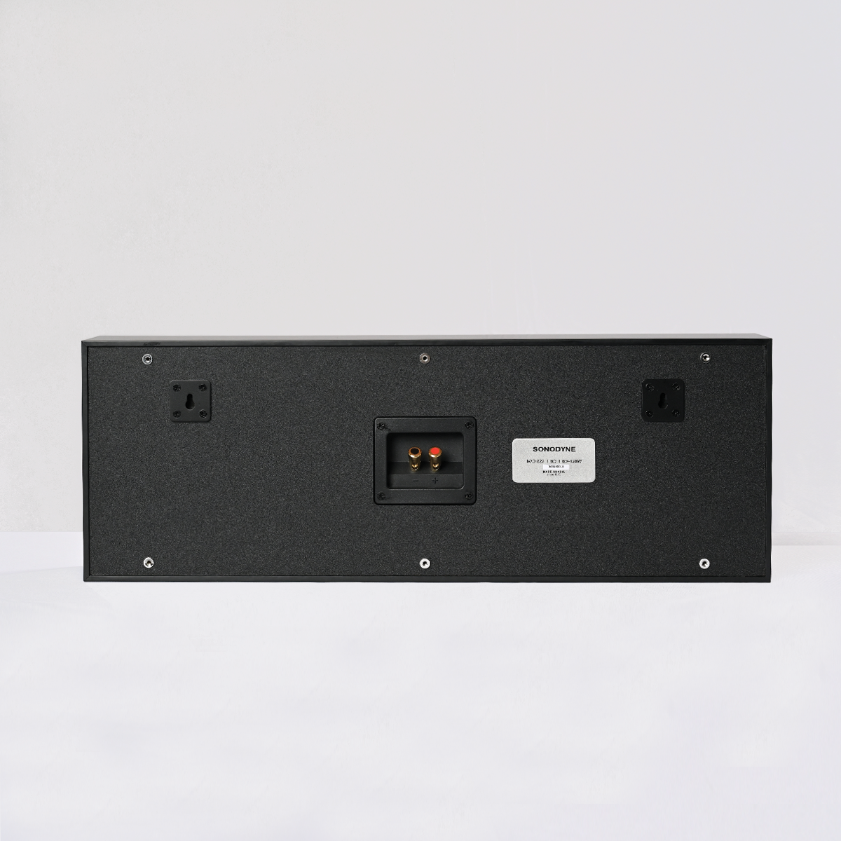 Sonodyne IWO 822 On-Wall / In-Wall 2.5-Way Centre Channel Speaker with Dual 4” Woofers & Passive Radiators, High-Output Slim Design - Audiomaxx India