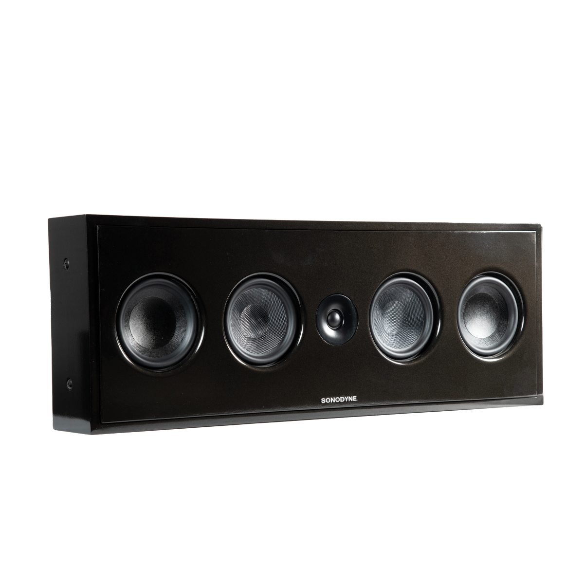 Sonodyne IWO 922 On-Wall / In-Wall Centre Channel Speaker with Dual 6” Glass-Fibre Woofers & Passive Radiators, Flagship High-Output Design - Audiomaxx India