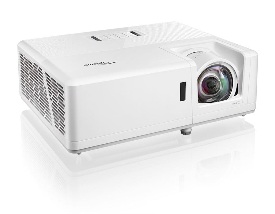 Optoma ZH406ST Compact High Brightness Short Throw Laser Projector - Each