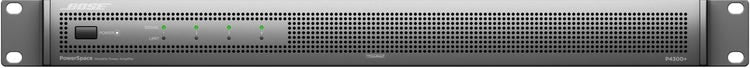 Bose POWERSPACE P4300 Power Amplifier 4 x 300W Low-/High-impedance with DSP, Auto-standby, and Opti-voice Paging - Each