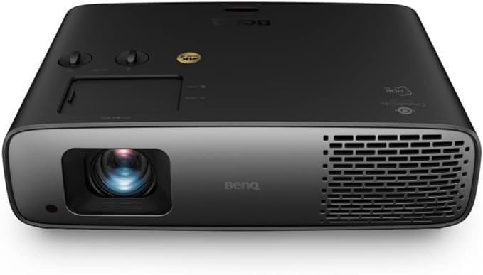 BenQ W4000i 4K HDR LED Smart Home Theater Projector 3200 Lumens Factory Calibration Android TV With Netflix, 2D Lens Shift