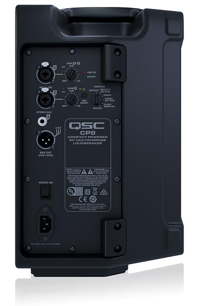 QSC CP8 8" 1000W Compact Powered Loudspeaker - Each