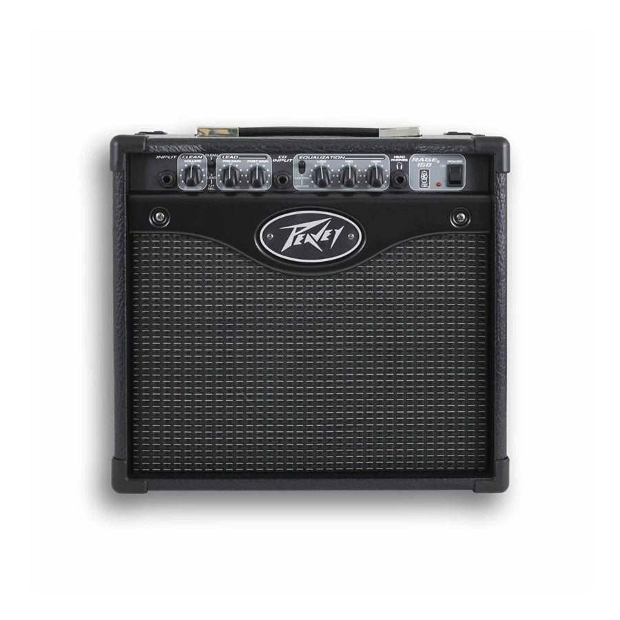 Peavey Rage® 158 Compact 15-Watt Guitar Combo Amplifier with 8” Speaker, TransTube® Technology & Headphone Output - Audiomaxx India
