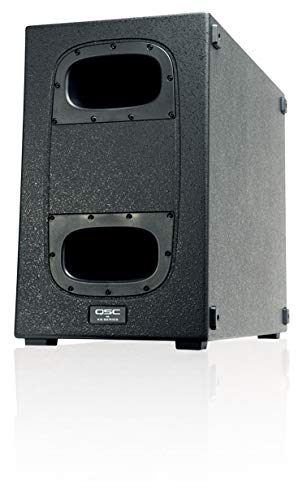 QSC KS212C Cardioid 3600W Dual 12 inch Powered Subwoofer Compact Single-Box Cardioid Solution- Each