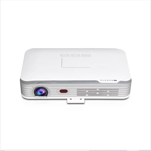 WOWOTO T9S Premium High-Performance Smart Portable Projector with Android OS, High Brightness, Dual-Band Wi-Fi & 1080p/4K Support
