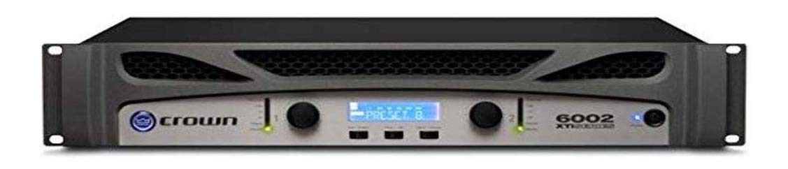 Crown XTi 6002 | 2 - Channel Power Amplifier | 2100W @ 4Ω