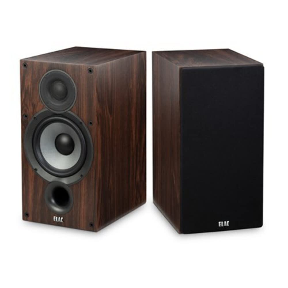 ELAC Debut Bookshelf Speakers Pair WALNUT