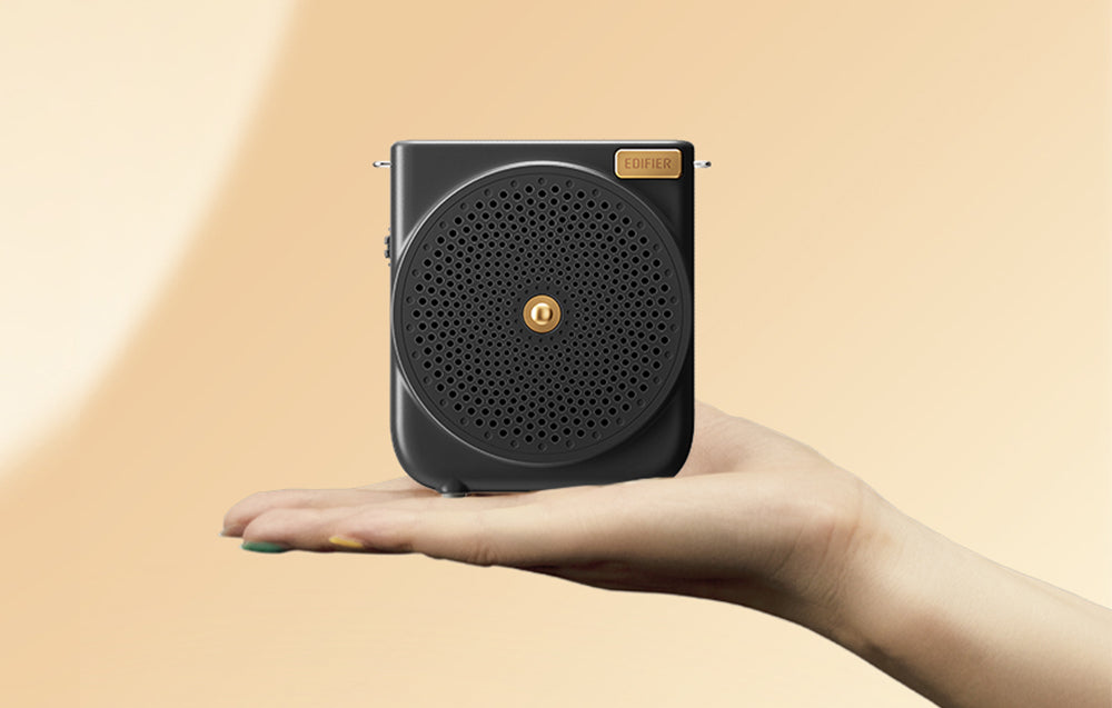 Edifier MF3 Portable 3w RMS Public Announcement - Voice & Music Speaker | Mic |  AUX | Belt | Buckle | Sling