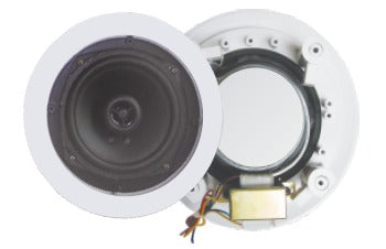 PowerX CSL511 T 5.5" 2 Way 20W Ceiling Speaker / Metal Frame - Set of 6