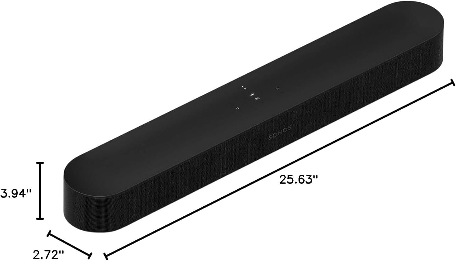 Sonos Beam Gen 2 – Compact Smart Soundbar with Dolby Atmos & Alexa - Each