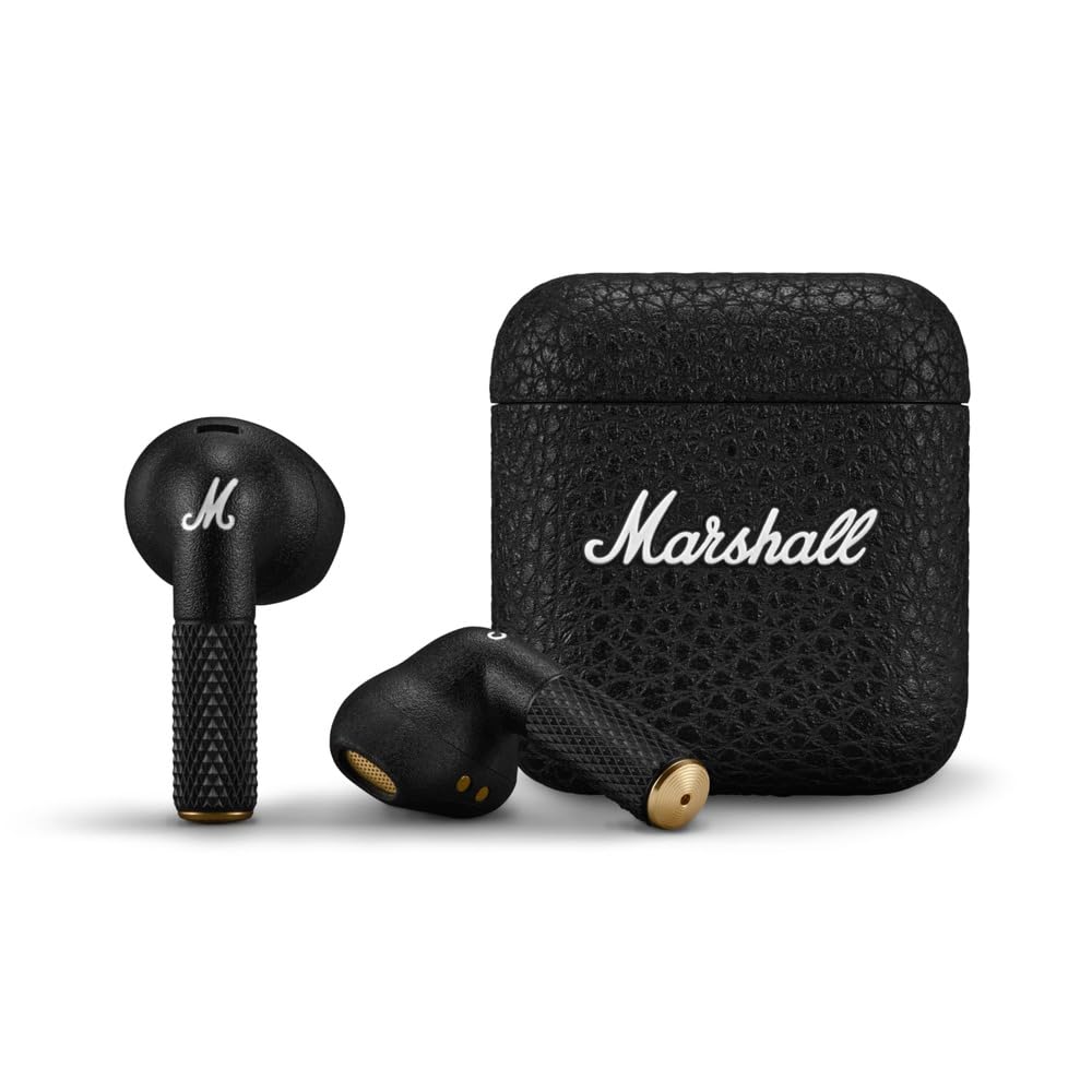Marshall Minor IV Wireless in Ear Earbuds with 30+ Hours of Playtime, Water-Resistant, Wireless Charging