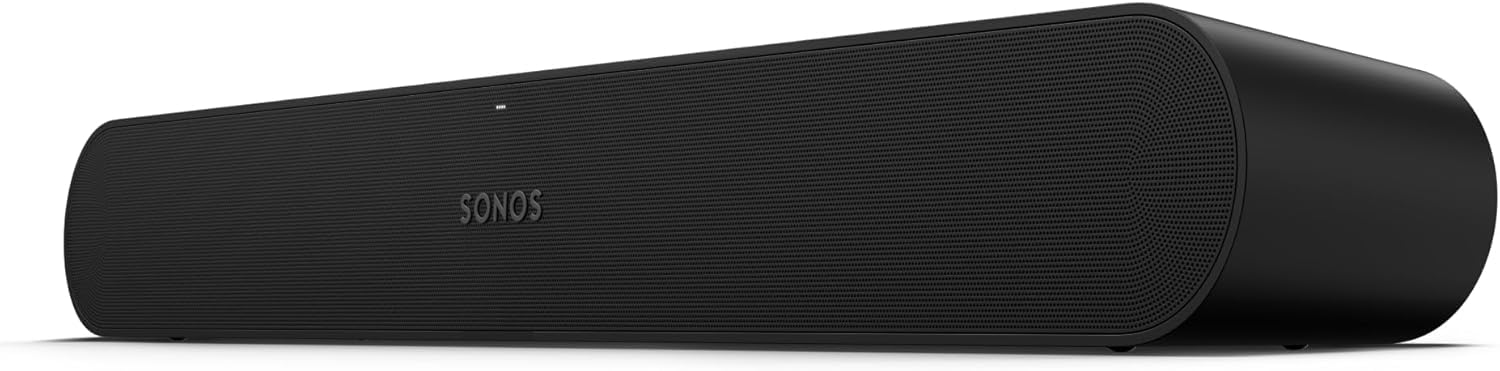 Sonos Ray – Powerful Compact Soundbar for TV & Music - Each