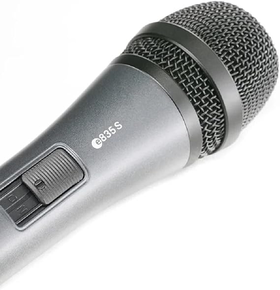 Sennheiser E835-S Dynamic Cardioid Vocal Microphone with On/Off Switch - Each