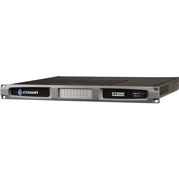 Crown CT8150 8-Channel Rackmount Power Amplifier - Each